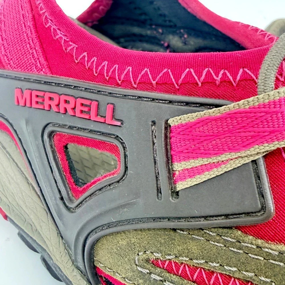 Merrell Hiking Sandals Womens 9.5 Boulder Fuchsia Vibram Water Shoes Outdoor - Picture 9 of 12